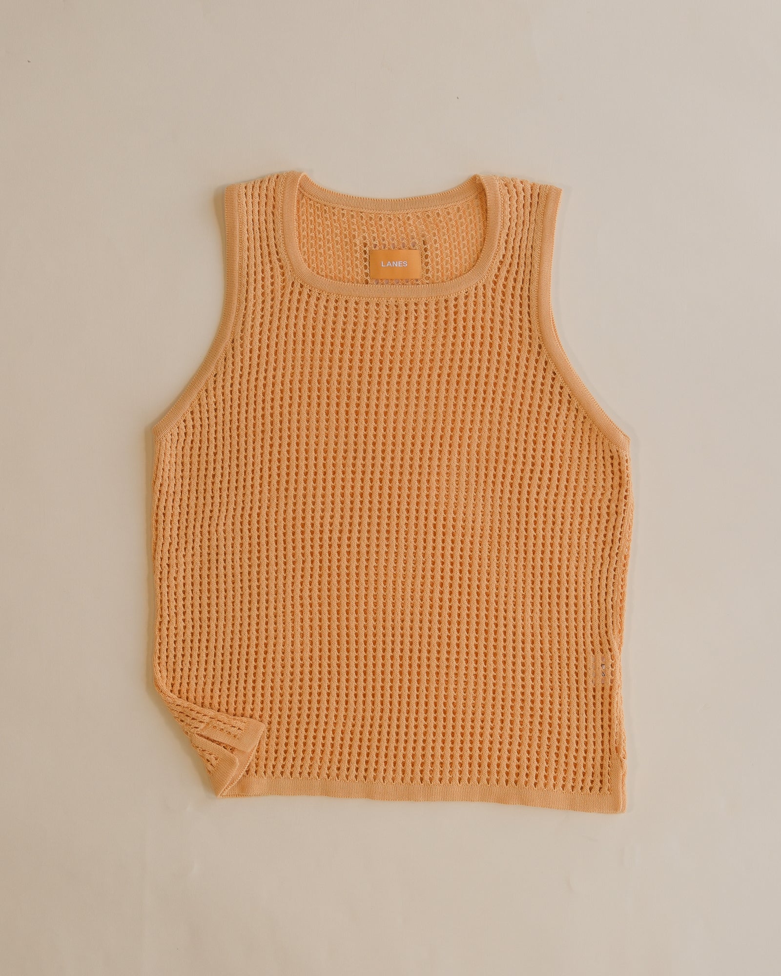Open-Knit Vest | Desert Dust