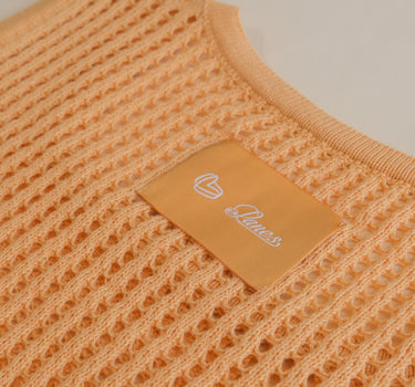 Open-Knit Vest | Desert Dust